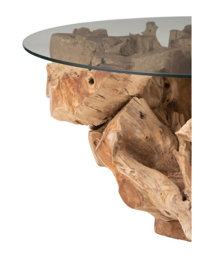 Table Basse Table De Salon Raoul Teck - Naturel - Taille L