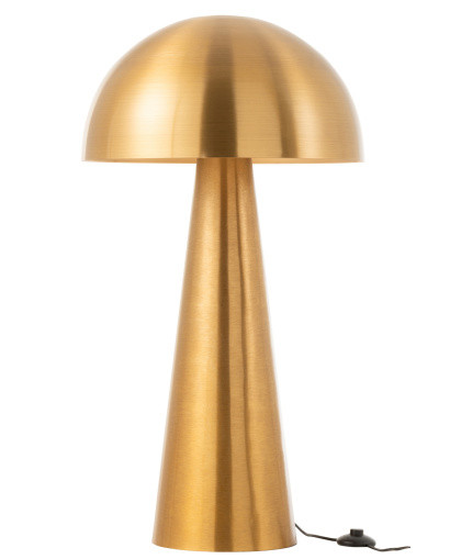Lampe à Poser Lampe Champignon Metal Mat Or Extra - Taille L