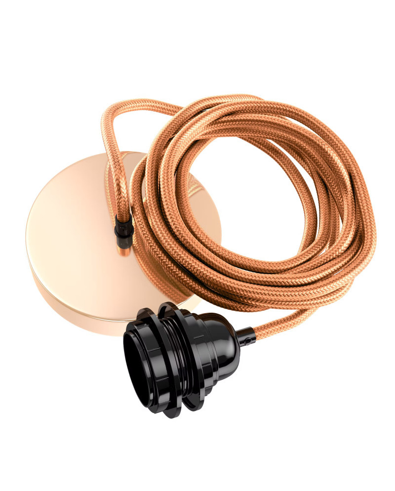 Câble & accessoires Suspension Hoopzi Hang 1 - Cuivre et Plafonnier Cuivre - Douille E27
