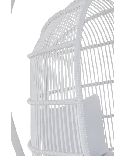 Mobilier de jardin Chaise Suspendue Ovale - Blanc