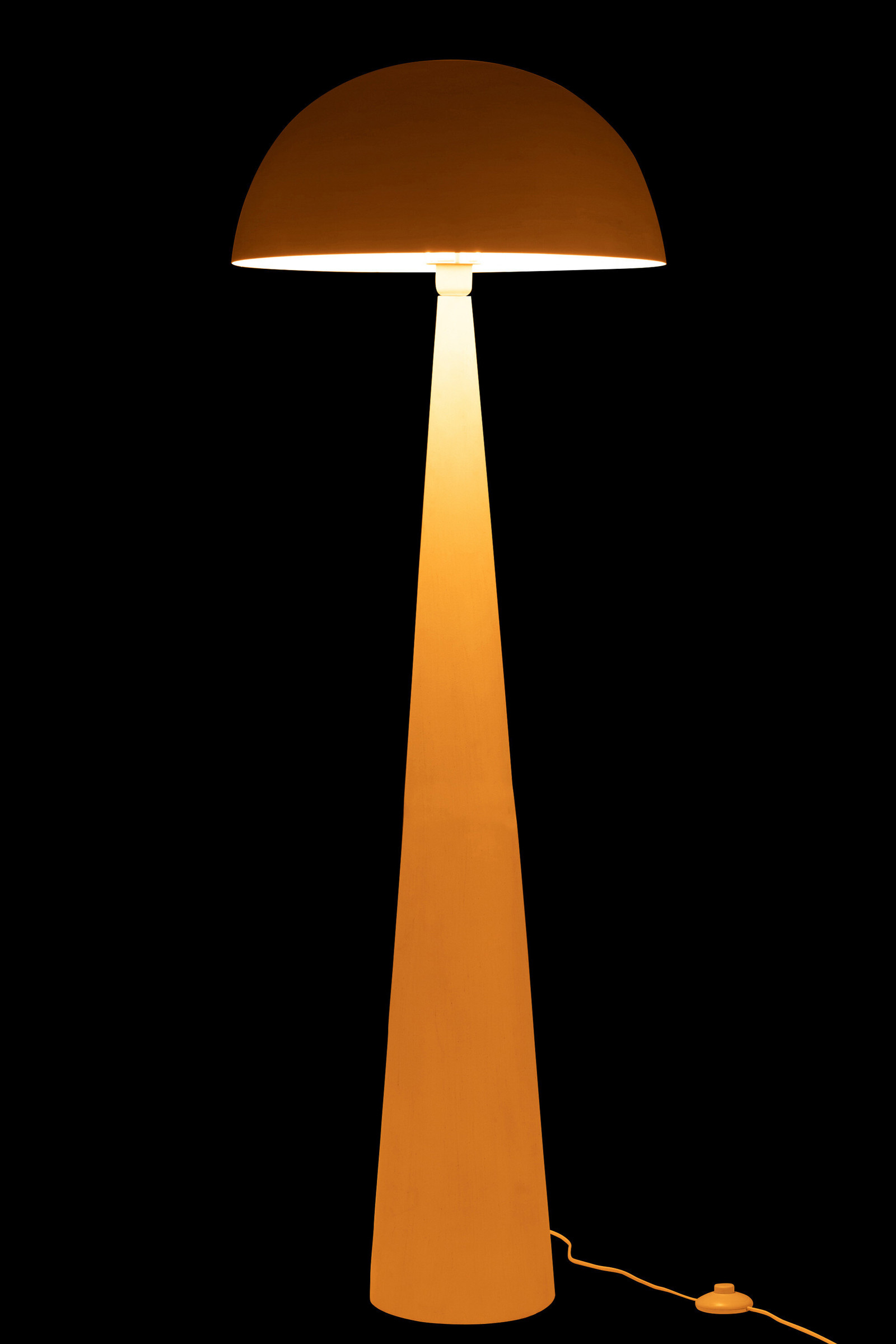 Lampe champignon en métal