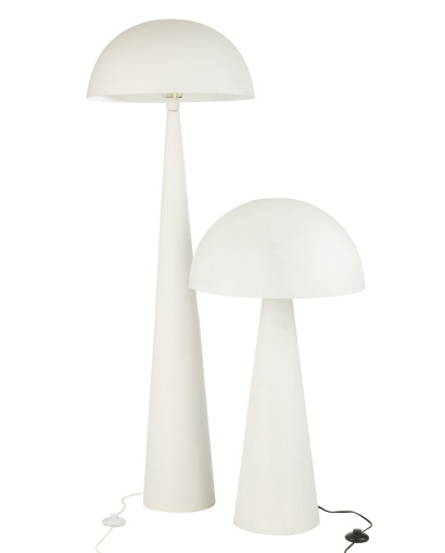 Lampadaire Champignon Metal - Blanc Mat - Taille XL