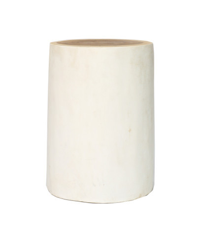 Table d'Appoint Table d'appoint Tribe Stool - Naturel et Blanc