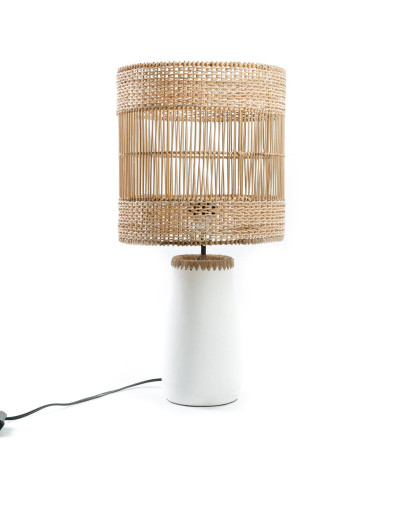Lampe à Poser Lampe de Table Kiska - Blanc Naturel