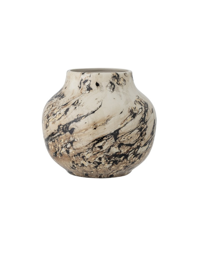 Vase & Pot Vase Décoratif Bloomingville Janka - Marron - Grès