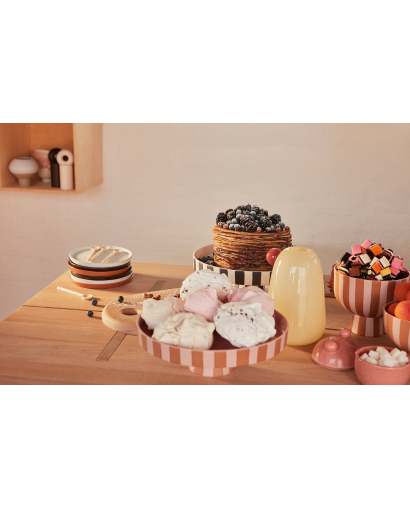 Plateau Toppu OYOY - Taille L - Caramel et Rose