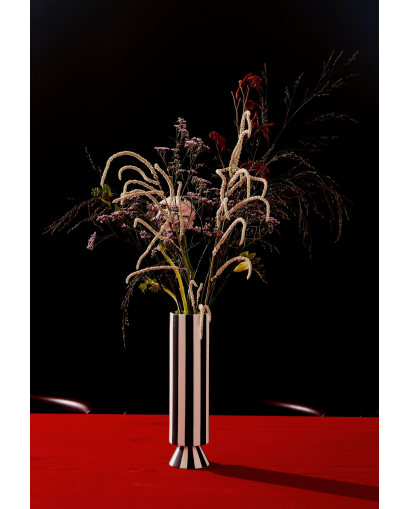 Vase Toppu Haut OYOY - Noir et Blanc