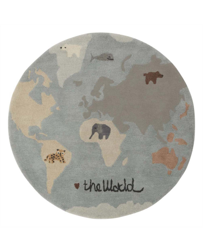 Tapis touffeté The World OYOY - Multi couleurs