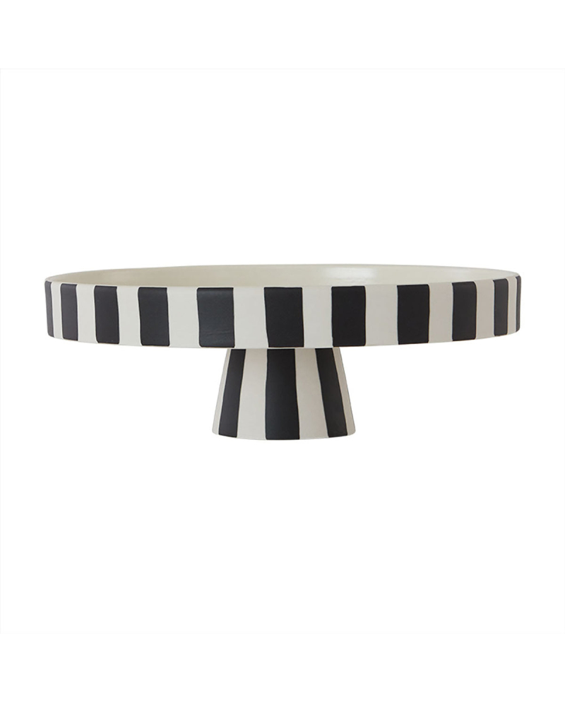 Plateau Toppu OYOY - Taille L - Noir et Blanc Plateau Toppu OYOY - Taille L - Noir et Blanc