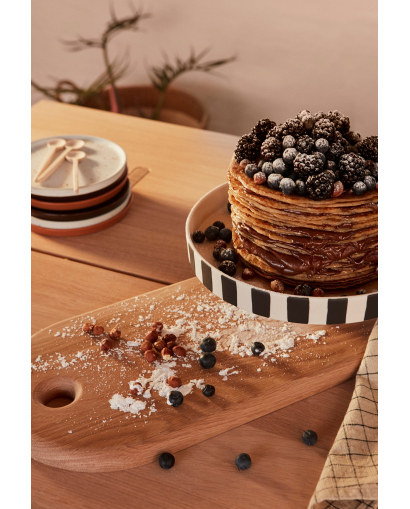 Plateau Toppu OYOY - Taille L - Noir et Blanc