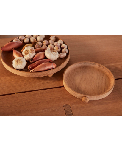 Art de la table Plateau en Bois Inka Rond OYOY - Petit - Nature