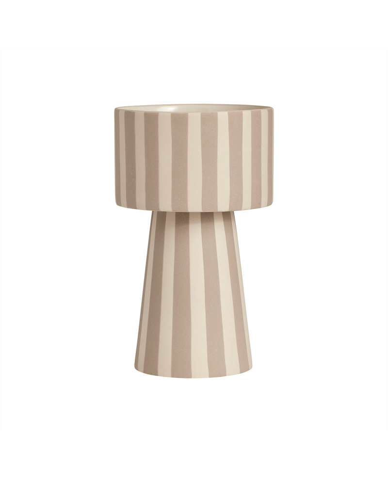 Pot Toppu OYOY - Taille L - Gris et Blanc Pot Toppu OYOY - Taille L - Gris et Blanc