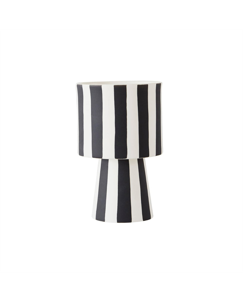 Pot Toppu OYOY - Taille S - Noir et Blanc Pot Toppu OYOY - Taille S - Noir et Blanc