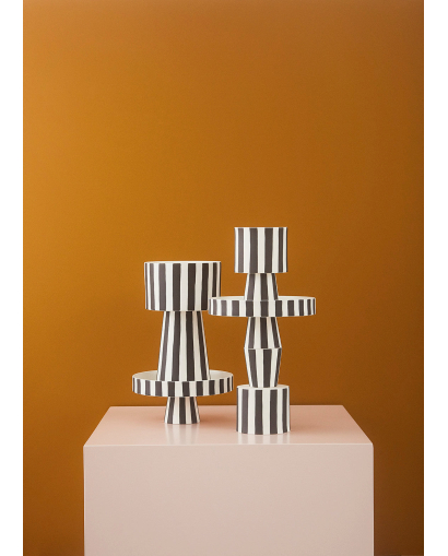 Pot Toppu OYOY - Taille S - Noir et Blanc
