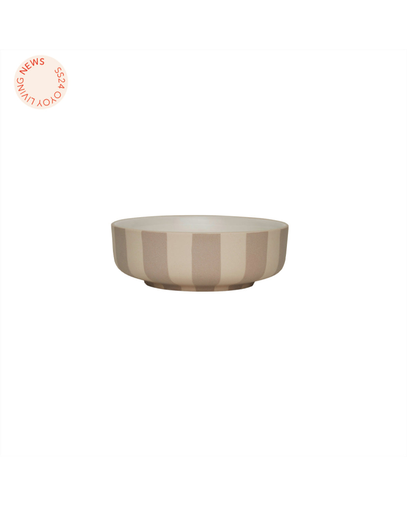 Toppu Bowl OYOY - Taille S - Gris et Blanc