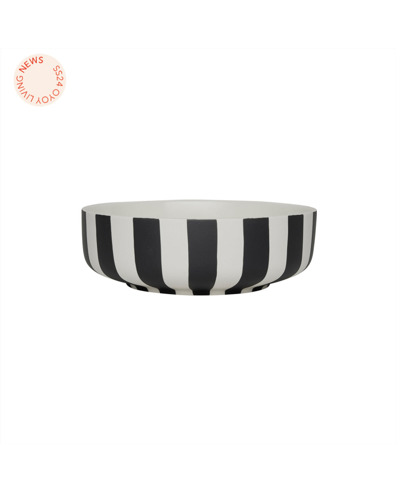 Toppu Bowl OYOY - Taille L - Noir et Blanc