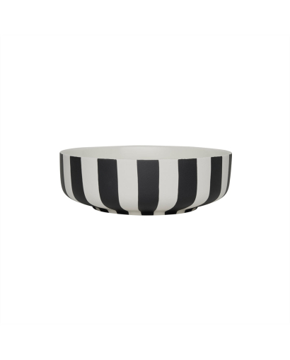 Toppu Bowl OYOY - Taille L - Noir et Blanc