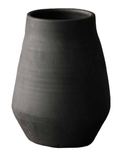 Vase & Pot Pot Décoratif Hero - Noir - Argile - Taille S