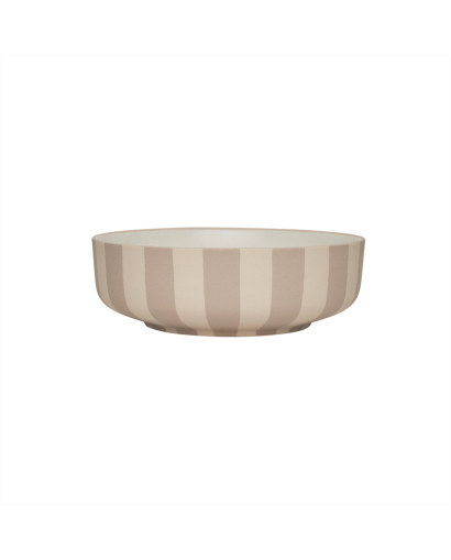 Art de la table Toppu Bowl OYOY - Taille L - Gris et Blanc