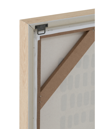 Assortiment De 3 Tableaux Traits Toile - Blanc