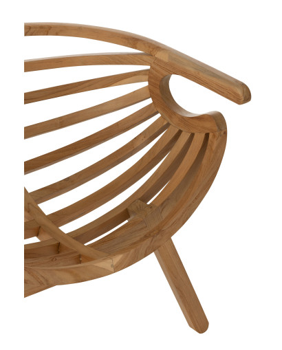 Fauteuil & Chaise Chaise Crabe Teck - Naturel