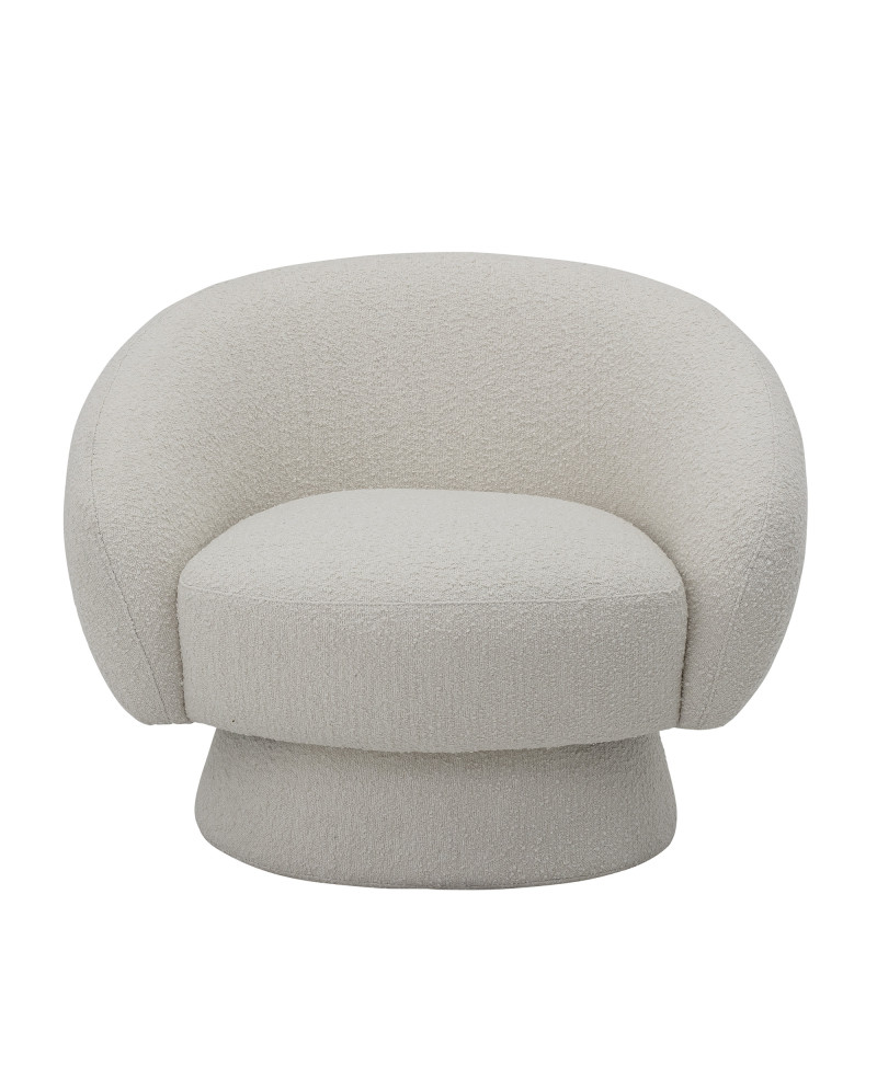 Fauteuil & Chaise Chaise de salon Bloomingville Ted Polyester - Blanc