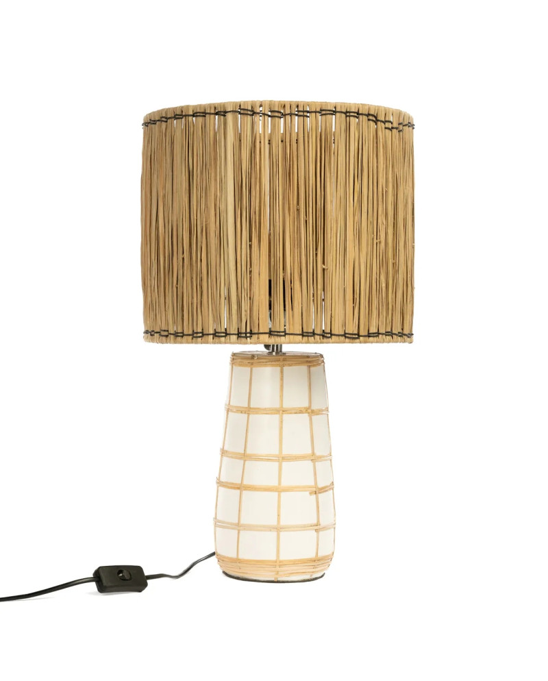 Lampe à Poser Lampe de Table Molokai - Blanc Naturel