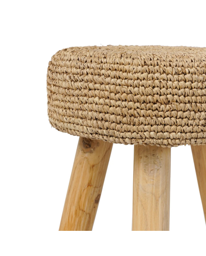 Le Tabouret Raphia - Naturel