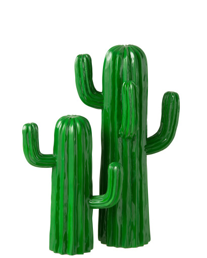Statues Cactus en Polyresine - Vert - Taille L
