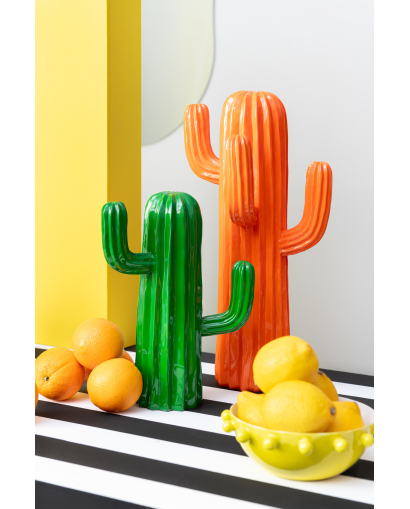 Cactus en Polyresine - Orange - Taille L