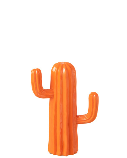 Statues Cactus en Polyresine - Orange - Taille S