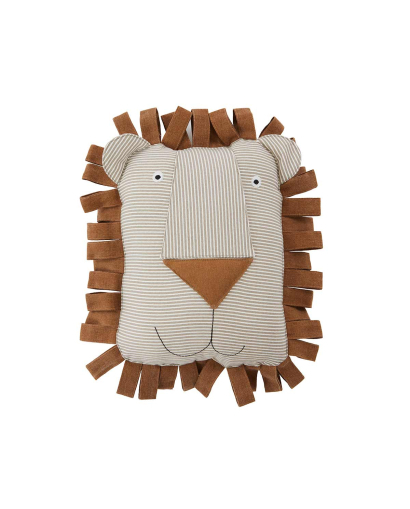 Coussin Animal Lobo Lion OYOY - Marron