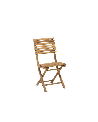 Fauteuil & Chaise Chaise Pliable en Bambou - Naturel
