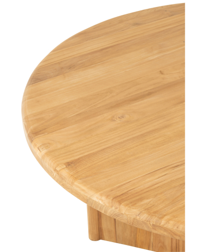 Table Ronde Bois de Teak - Naturel