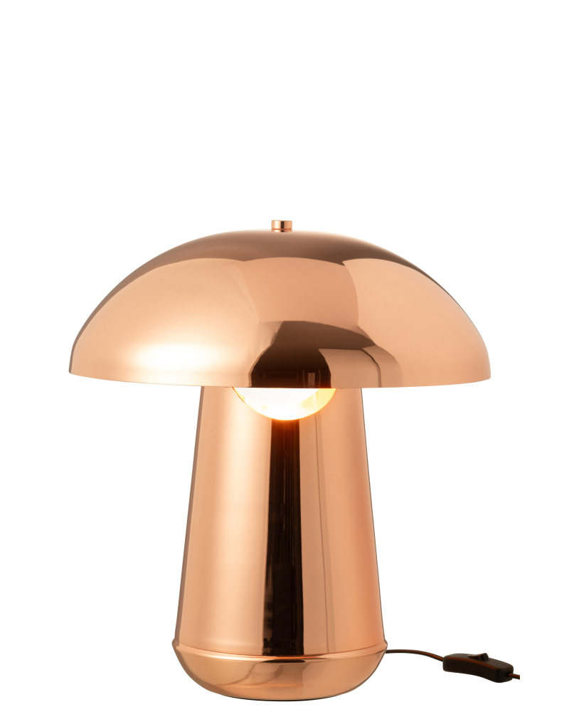 Lampe à Poser Lampe Champignon Metal - Cuivre