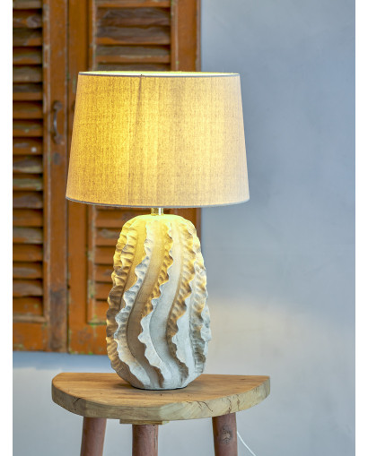 Lampe à Poser Lampe de table Bloomingville Natika en Terre cuite - Naturel
