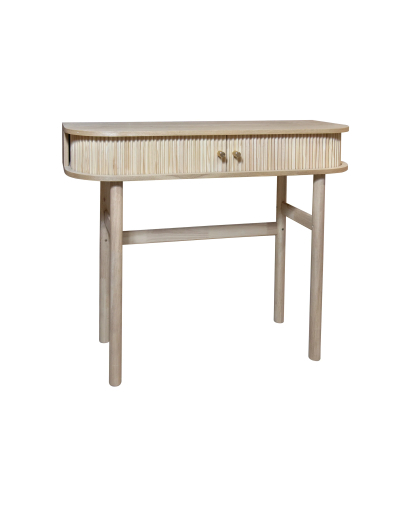 Console & Commode Console Hector en bois de frêne et bois de pin - Naturel