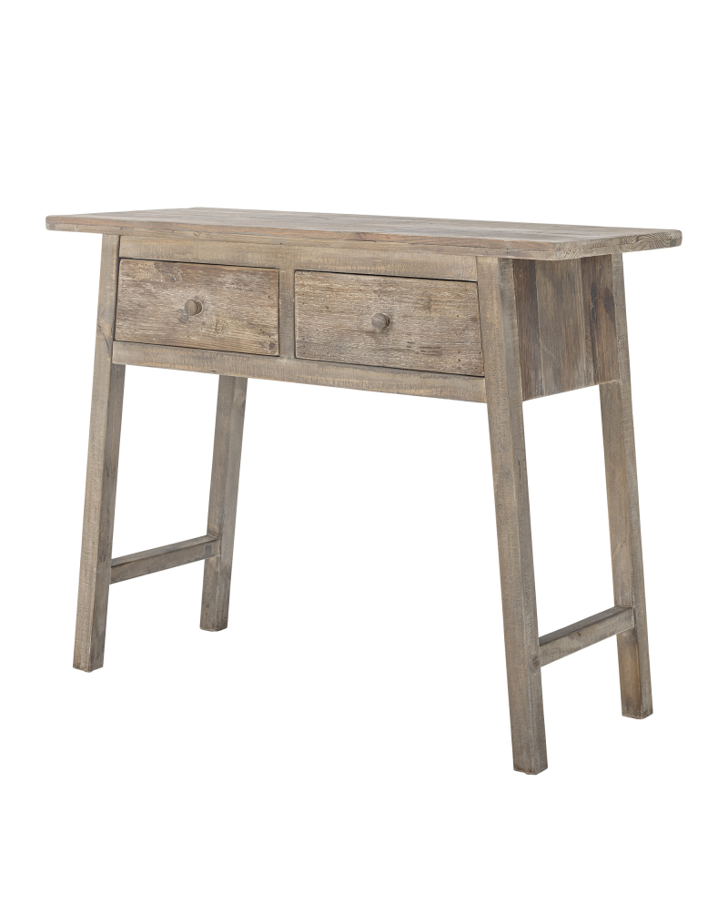 Console Bloomingville Camden 2 Tiroirs Bois de Pin - Naturel