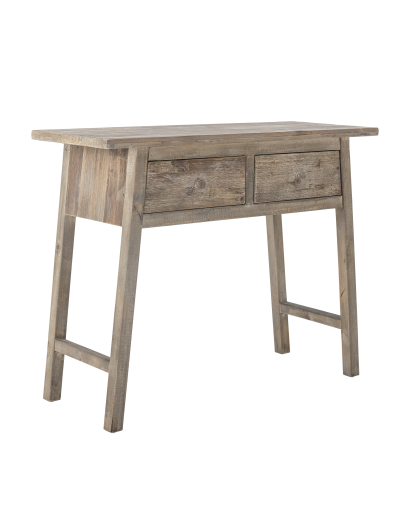 Console Bloomingville Camden 2 Tiroirs Bois de Pin - Naturel