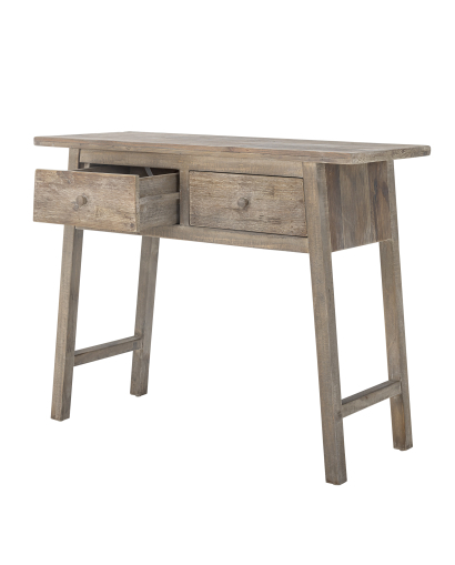 Console Bloomingville Camden 2 Tiroirs Bois de Pin - Naturel