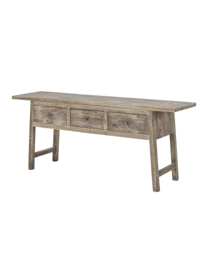 Console Bloomingville Camden 2 Tiroirs Bois de Pin - Naturel