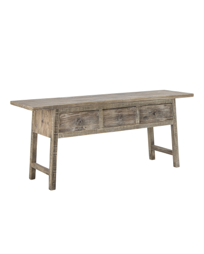 Console Bloomingville Camden 3 Tiroirs Bois de Pin - Naturel