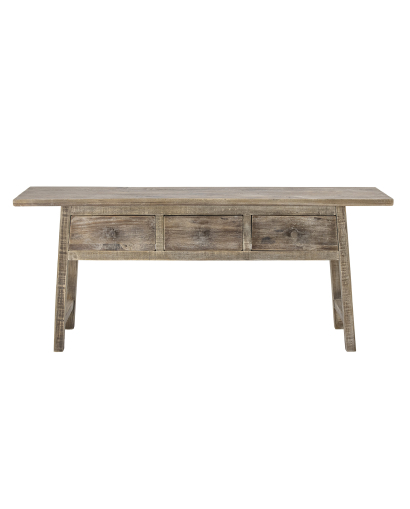 Console Bloomingville Camden 2 Tiroirs Bois de Pin - Naturel