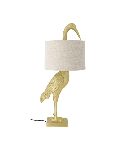 Lampe à Poser Lampe de table Bloomingville Heron en Polyrésine - Or