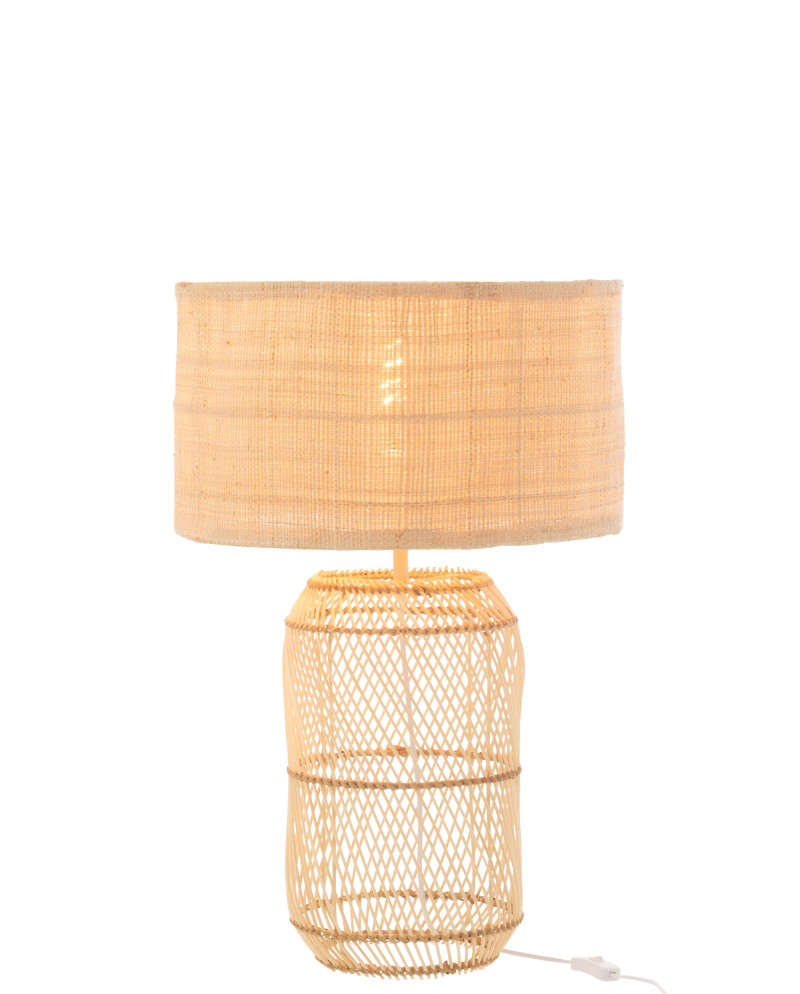 Lampe Mush Lin et Bambou - Naturel