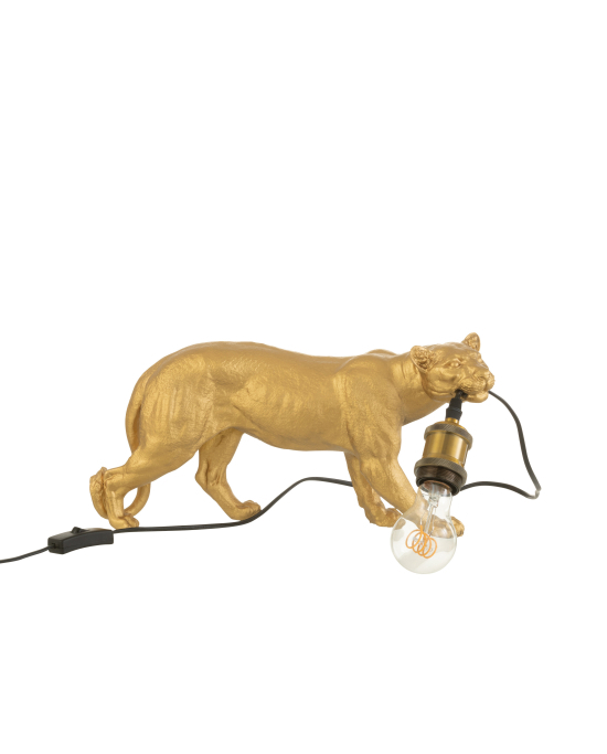 Lampe Puma Resine - Or - Taille S