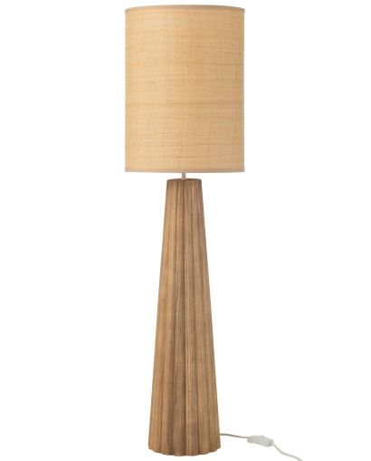 Lampe Parapluie Bois D'ailanthus - Naturel - Taille M