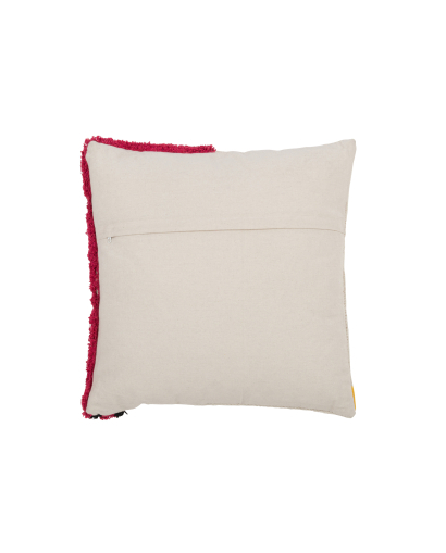 Coussin Carré Abstrait Visage Coton - Mix