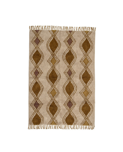 Tapis Bloomingville Isadora Coton - Marron