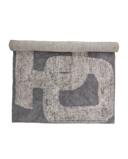 Tapis Bloomingville Addo Coton - Gris